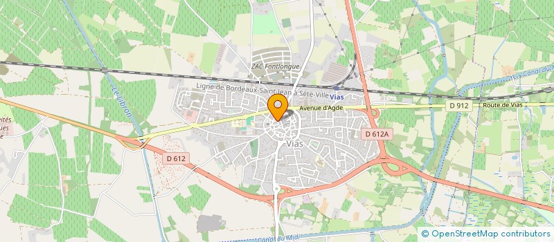 localisation de l'entreprise MONSIEUR RAYMOND KNUIZEN  VIAS