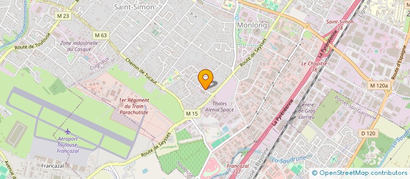 localisation de l'entreprise MONSIEUR RAYMOND KOUAKOU à TOULOUSE