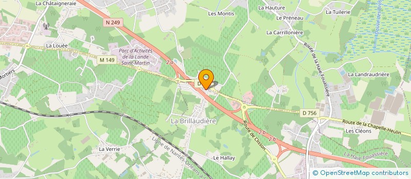 localisation de l'entreprise MONSIEUR RAYMOND LA à HAIE-FOUASSIERE (LA)
