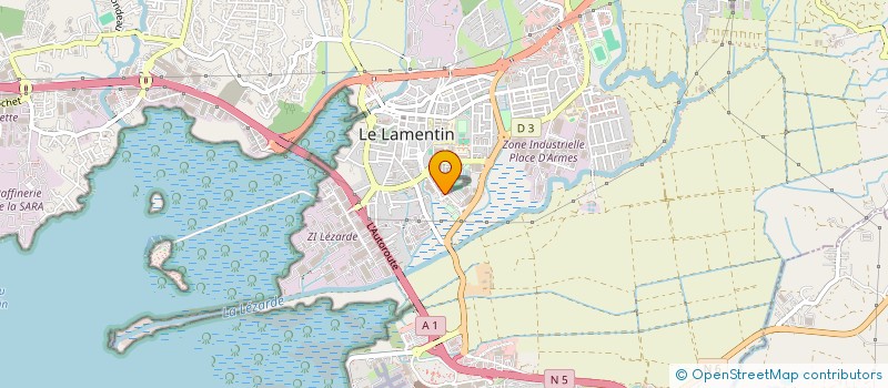 localisation de l'entreprise MONSIEUR RAYMOND LABORIEUX à LE LAMENTIN