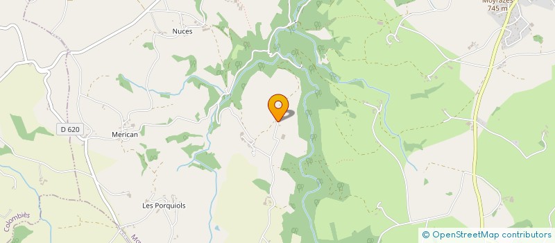 localisation de l'entreprise MONSIEUR RAYMOND LACOMBE  MOYRAZES