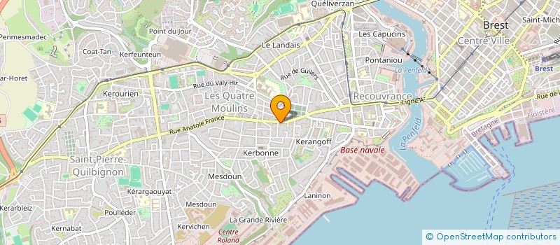 localisation de l'entreprise MONSIEUR RAYMOND LACROIX à BREST