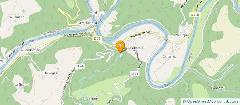 localisation de l'entreprise MONSIEUR RAYMOND LAFON  BELLEGARDE-MARSAL