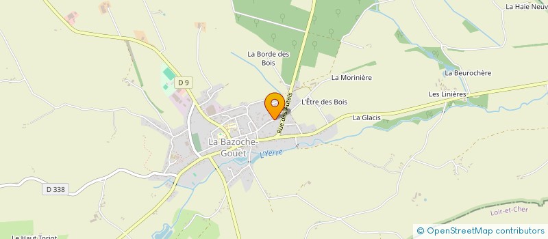 localisation de l'entreprise MONSIEUR RAYMOND LANCEART à LA BAZOCHE-GOUET