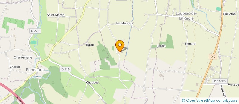 localisation de l'entreprise MONSIEUR RAYMOND LATRILLE  PUYBARBAN