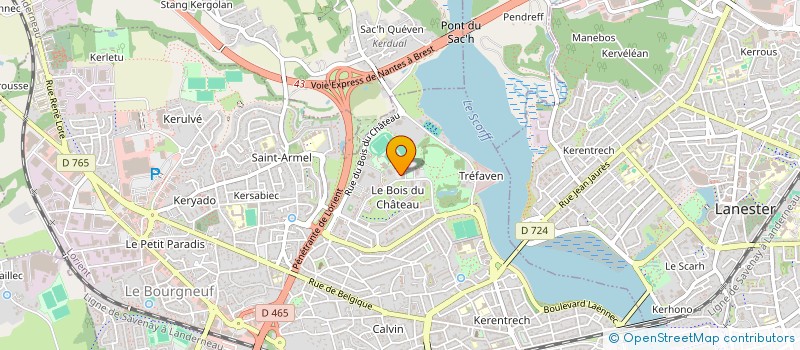 localisation de l'entreprise MONSIEUR RAYMOND LE BOURSICAUD  LORIENT