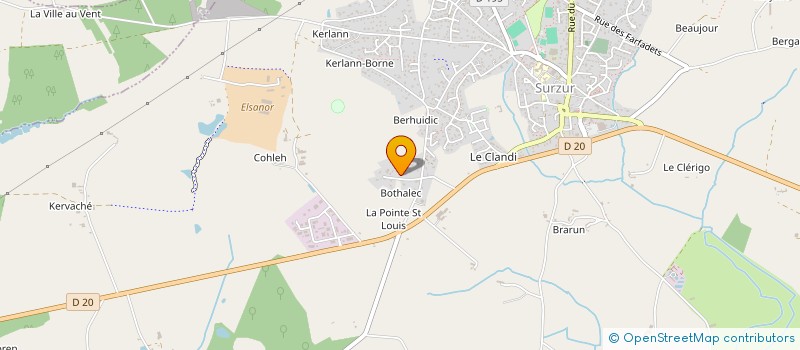 localisation de l'entreprise MONSIEUR RAYMOND LE GAL  SURZUR