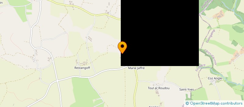 localisation de l'entreprise MONSIEUR RAYMOND LE GUELLAFF  POULLAOUEN