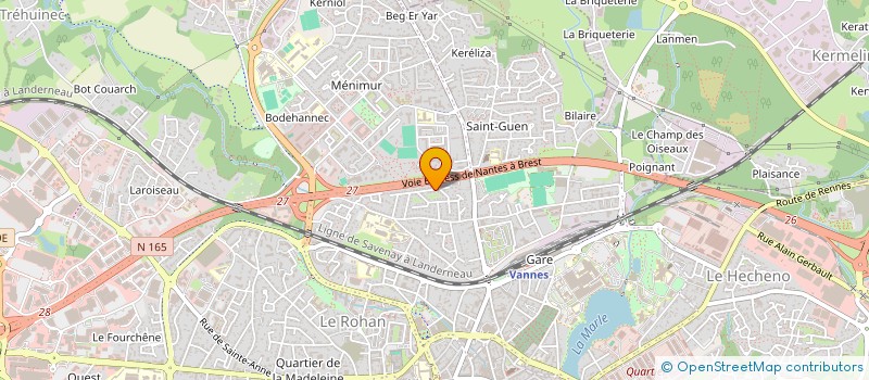 localisation de l'entreprise MONSIEUR RAYMOND LE STRAT à VANNES