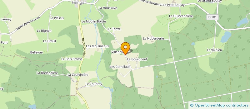 localisation de l'entreprise MONSIEUR RAYMOND LEBOURGEOIS à FEINGS