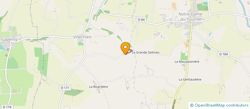 localisation de l'entreprise MONSIEUR RAYMOND LECHEVALLIER  ROMAGNY FONTENAY