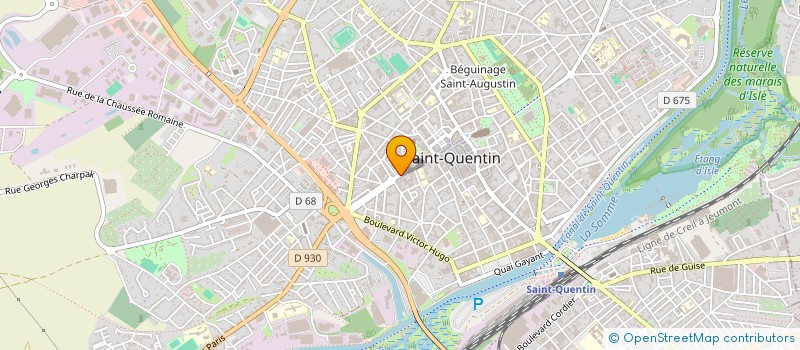 localisation de l'entreprise MONSIEUR RAYMOND LEGRAND à SAINT-QUENTIN