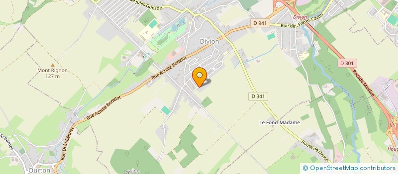 localisation de l'entreprise MONSIEUR RAYMOND LEKEUX  DIVION