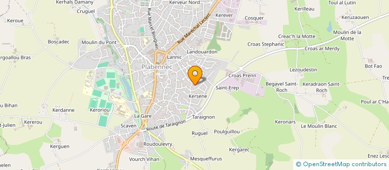 localisation de l'entreprise MONSIEUR RAYMOND LEOST  PLABENNEC
