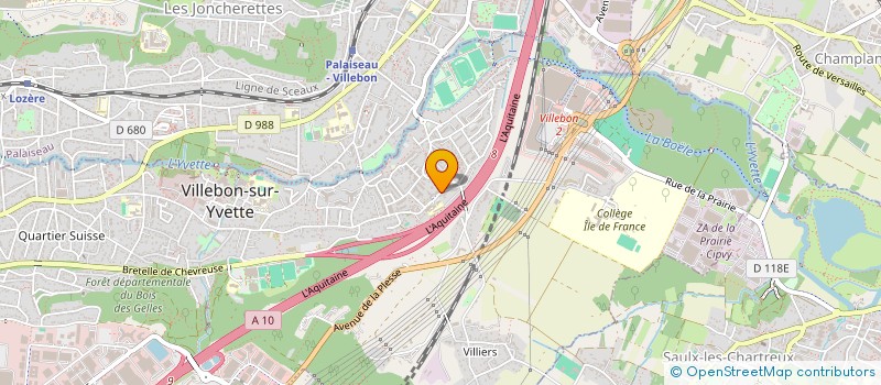 localisation de l'entreprise MONSIEUR RAYMOND LERICHE  VILLEBON-SUR-YVETTE