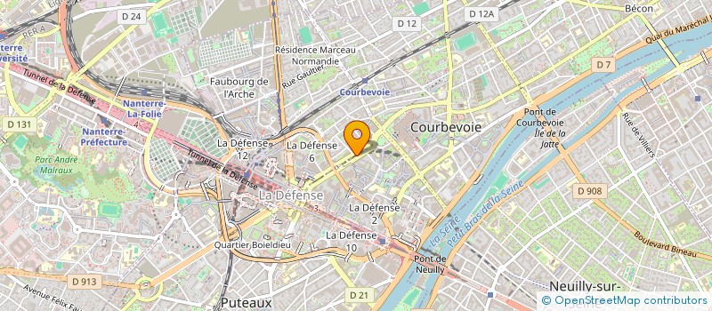 localisation de l'entreprise MONSIEUR RAYMOND LEROUVILLOIS à COURBEVOIE