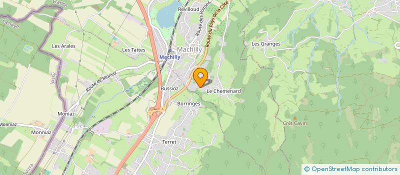 localisation de l'entreprise MONSIEUR RAYMOND LEROUX  MACHILLY