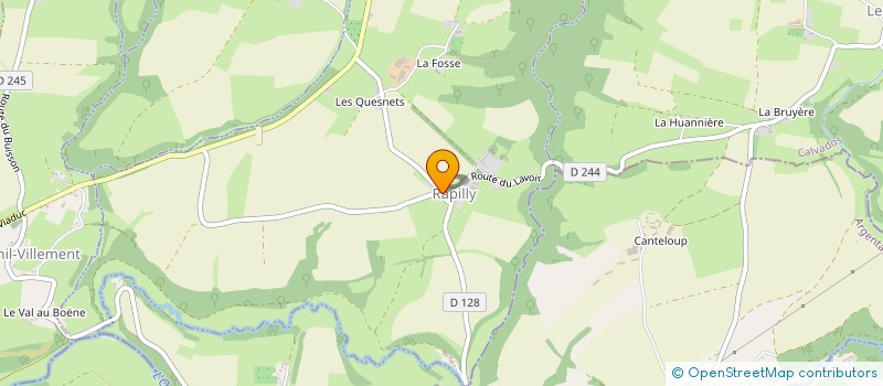 localisation de l'entreprise MONSIEUR RAYMOND LETOURNEUR  RAPILLY