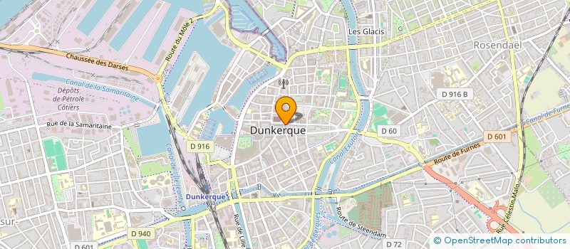 localisation de l'entreprise MONSIEUR RAYMOND LEULLIETTE à DUNKERQUE