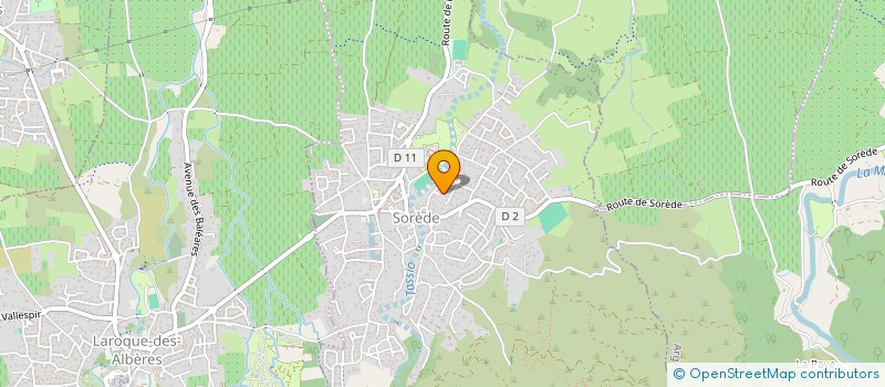 localisation de l'entreprise MONSIEUR RAYMOND LEYGNE  SOREDE