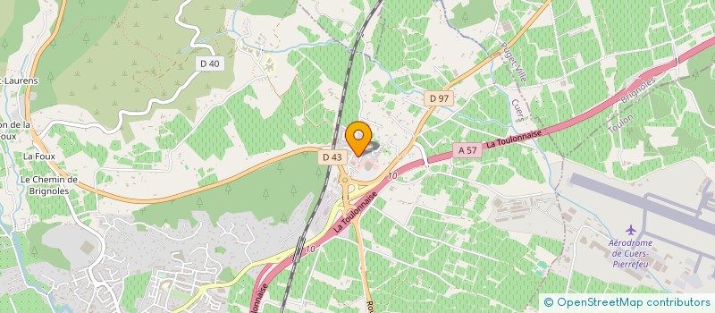 localisation de l'entreprise MONSIEUR RAYMOND LINOTTE  CUERS