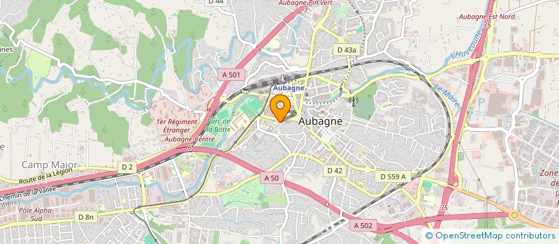 localisation de l'entreprise MONSIEUR RAYMOND LLUCIA à AUBAGNE