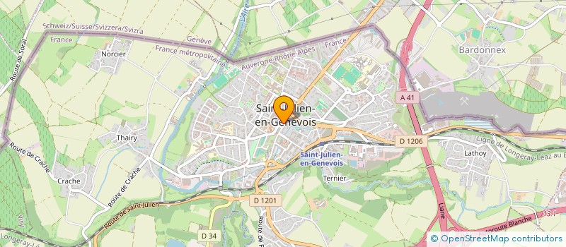 localisation de l'entreprise MONSIEUR RAYMOND LOMBARD  SAINT-JULIEN-EN-GENEVOIS