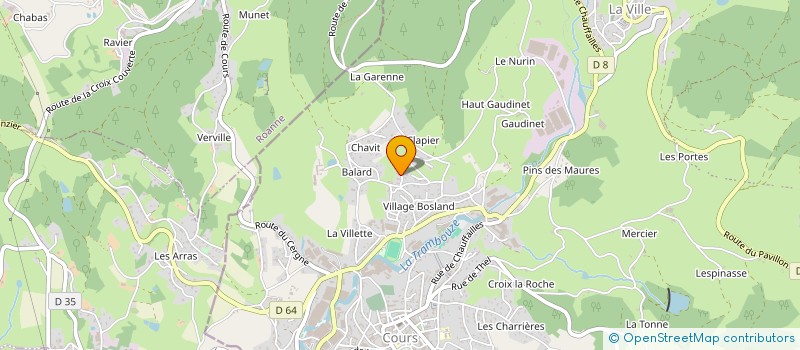 localisation de l'entreprise MONSIEUR RAYMOND LONGIN à RANCHAL