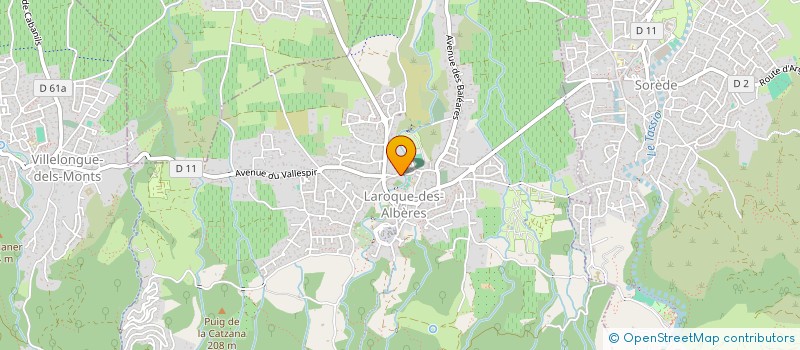 localisation de l'entreprise MONSIEUR RAYMOND LOPEZ  SAINT-GENIS-DES-FONTAINES