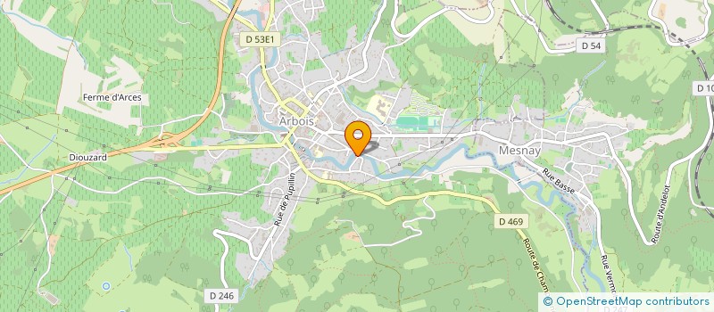 localisation de l'entreprise MONSIEUR RAYMOND LORNET  VALENTIGNEY