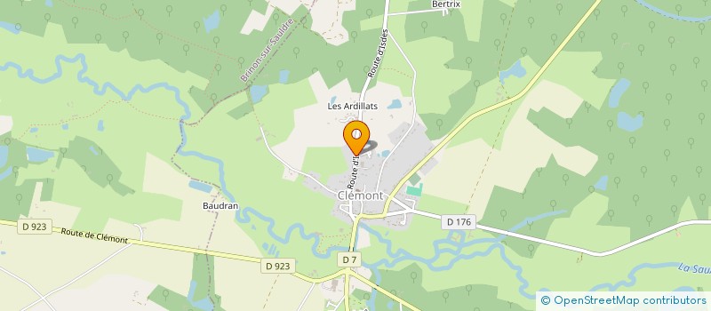 localisation de l'entreprise MONSIEUR RAYMOND LOUIS à BRINON-SUR-SAULDRE