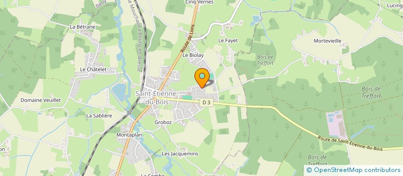 localisation de l'entreprise MONSIEUR RAYMOND LOUIS  VAL-REVERMONT