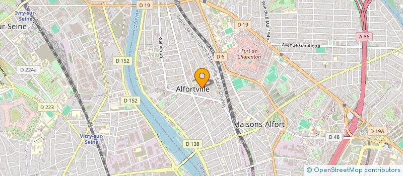 localisation de l'entreprise MONSIEUR RAYMOND LUC PREIRA à ALFORTVILLE