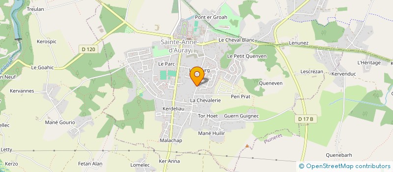 localisation de l'entreprise MONSIEUR RAYMOND LUCAS à SAINTE-ANNE-D'AURAY