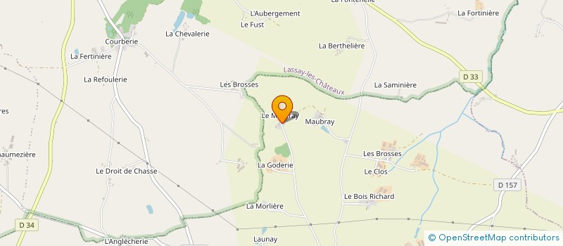 localisation de l'entreprise MONSIEUR RAYMOND MAILLARD à LE HORPS