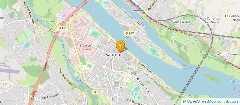 localisation de l'entreprise MONSIEUR RAYMOND MALIZIA  SAUMUR