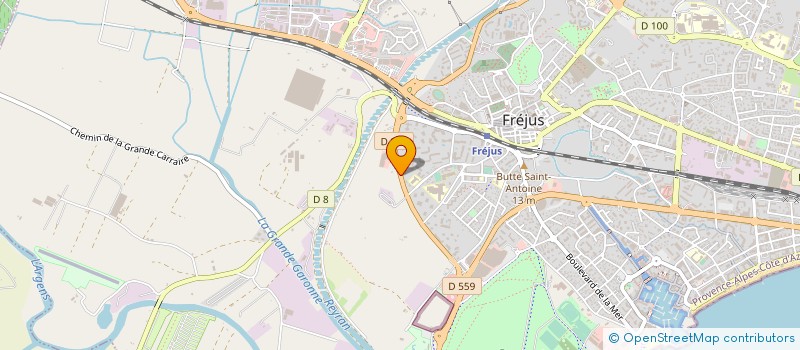 localisation de l'entreprise MONSIEUR RAYMOND MARAND à FREJUS