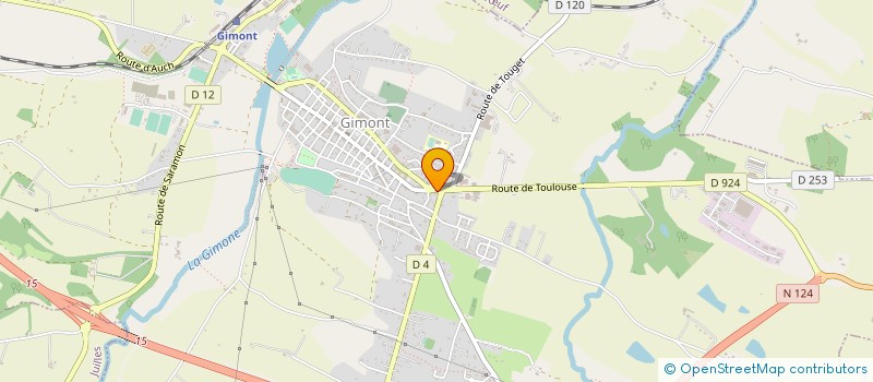 localisation de l'entreprise MONSIEUR RAYMOND MARESTAING  GIMONT