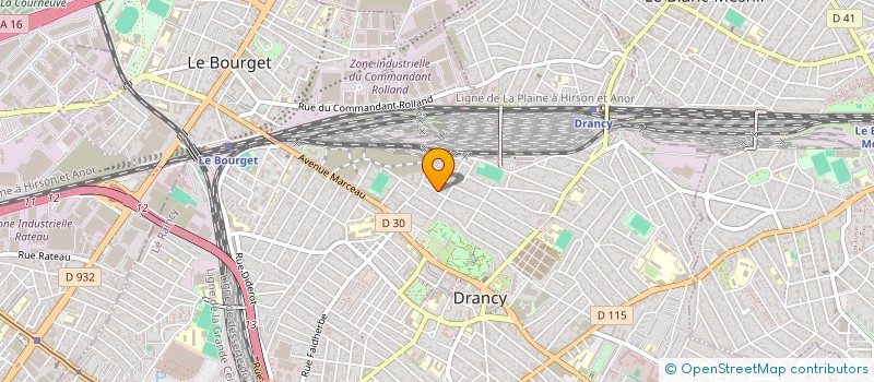 localisation de l'entreprise MONSIEUR RAYMOND MARIE  DRANCY