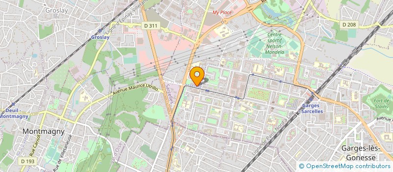 localisation de l'entreprise MONSIEUR RAYMOND MARKUZ  SARCELLES