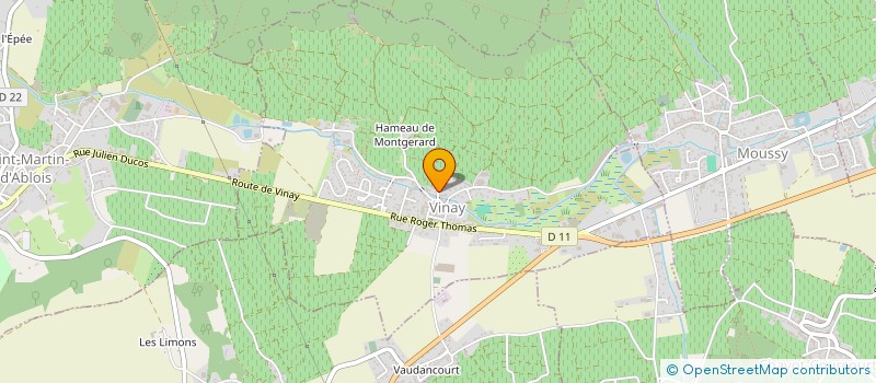 localisation de l'entreprise MONSIEUR RAYMOND MARY  VINAY