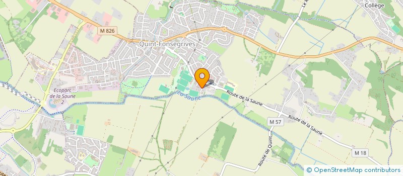 localisation de l'entreprise MONSIEUR RAYMOND MEJECASE  QUINT-FONSEGRIVES