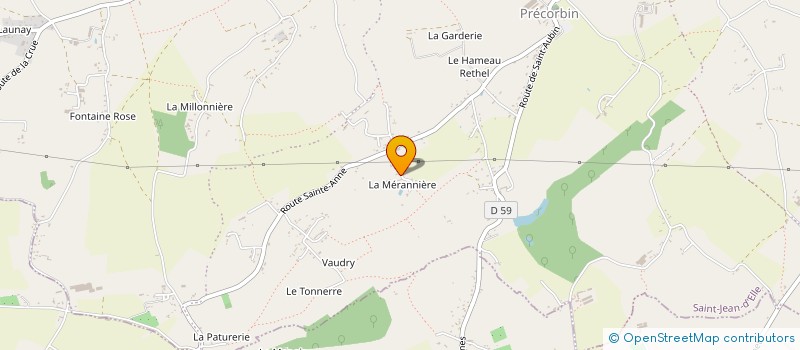 localisation de l'entreprise MONSIEUR RAYMOND MENANT  SAINT-JEAN-D'ELLE