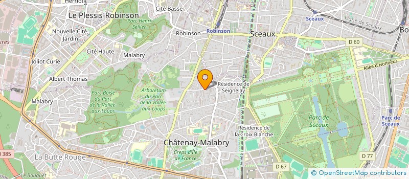 localisation de l'entreprise MONSIEUR RAYMOND MENCHON  CHATENAY-MALABRY
