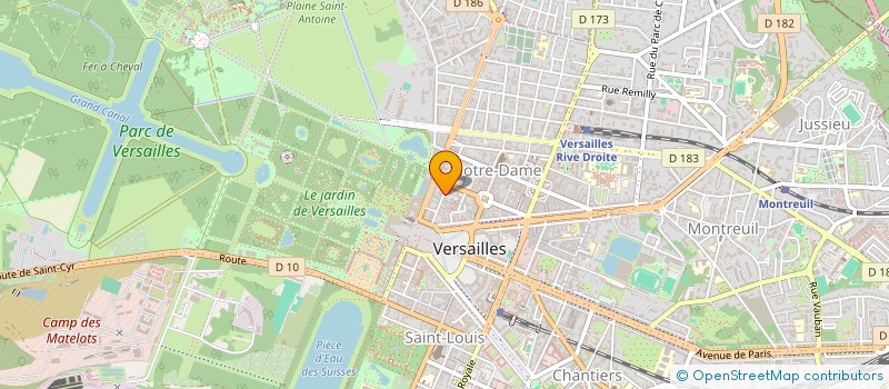 localisation de l'entreprise MONSIEUR RAYMOND MENCHON à VERSAILLES