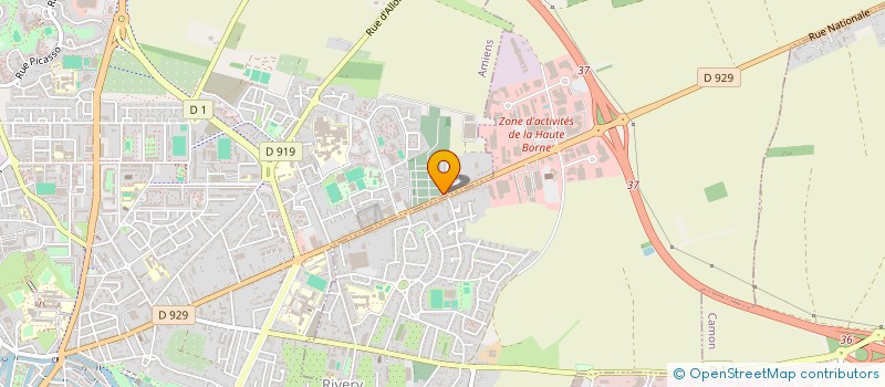 localisation de l'entreprise MONSIEUR RAYMOND MERCIER  AMIENS