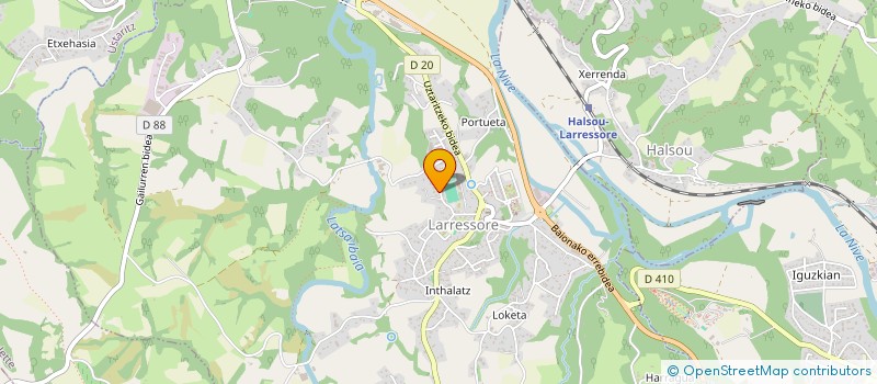 localisation de l'entreprise MONSIEUR RAYMOND MERLE  LARRESSORE