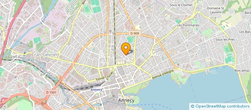 localisation de l'entreprise MONSIEUR RAYMOND MERMIER  ANNECY