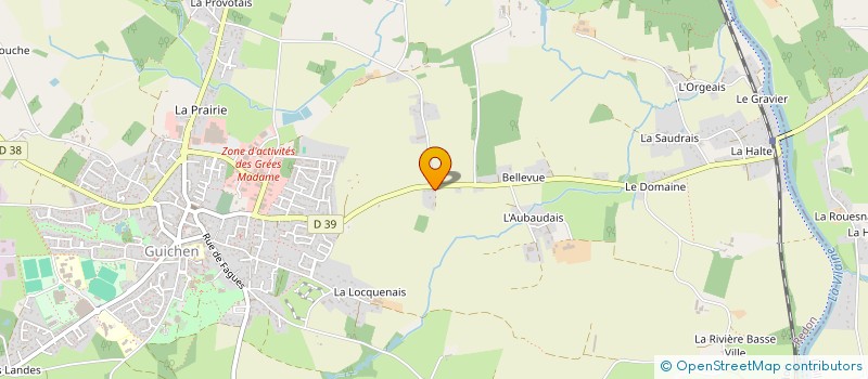 localisation de l'entreprise MONSIEUR RAYMOND MICAULT  GUICHEN