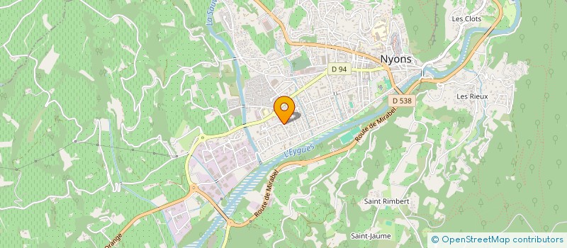 localisation de l'entreprise MONSIEUR RAYMOND MILESI à NYONS